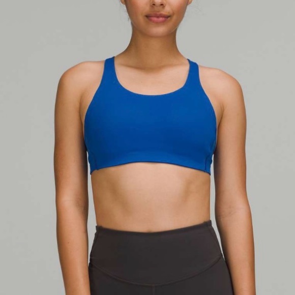 lululemon athletica Other - Lululemon Energy Bra 38DD High Support in Blazer Blue Full Coverage